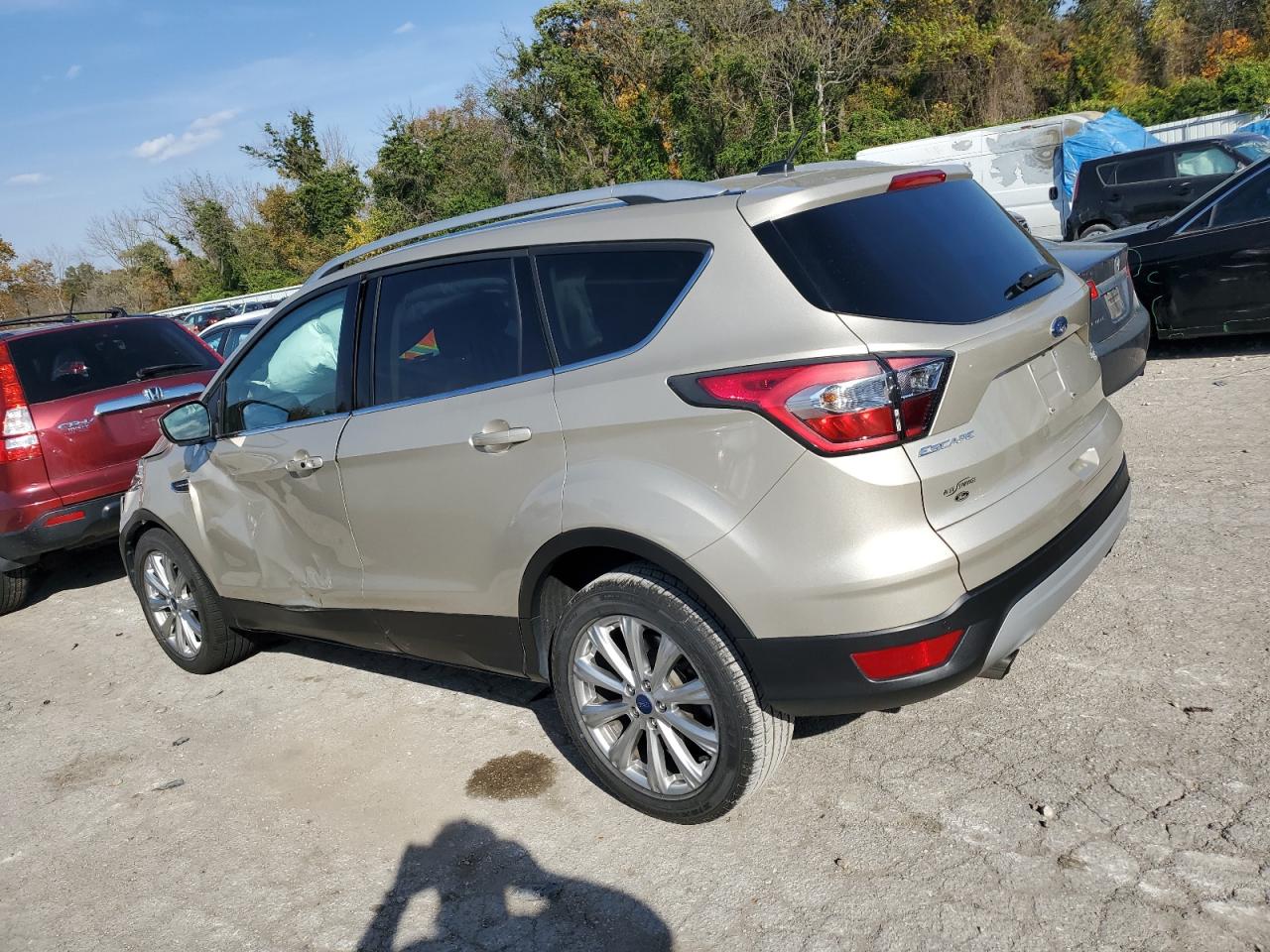 Lot #2984447660 2017 FORD ESCAPE TIT