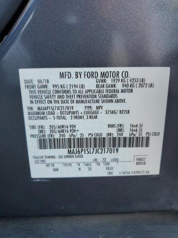 2018 FORD ECOSPORT S - MAJ6P1SL7JC217019