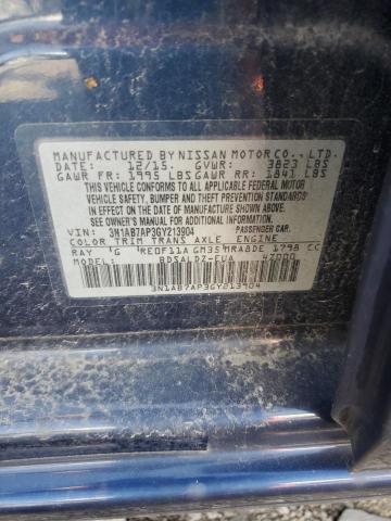 2016 NISSAN SENTRA S - 3N1AB7AP3GY213904