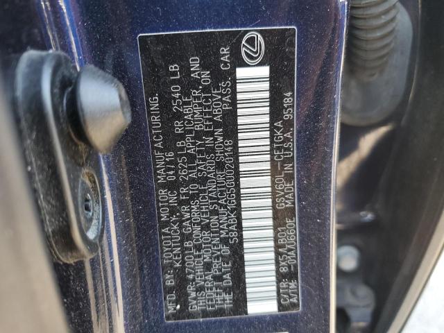 2016 LEXUS ES 350 - 58ABK1GG5GU020148
