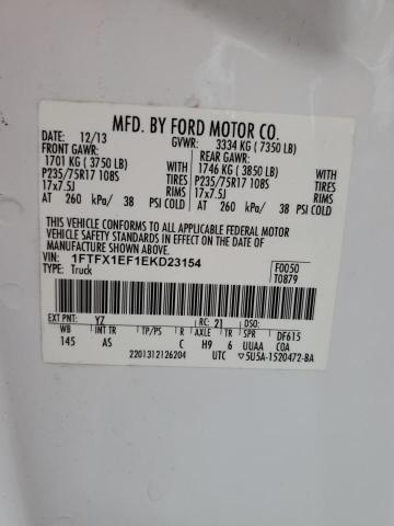 VIN 1FTFX1EF1EKD23154 2014 Ford F-150, Super Cab no.12