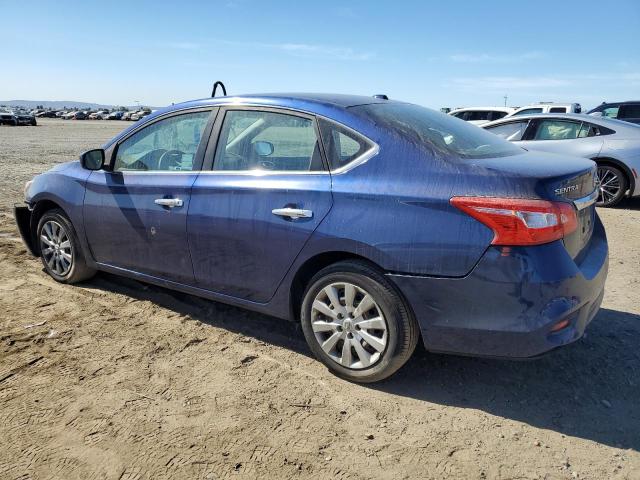 NISSAN SENTRA S 2017 blue  gas 3N1AB7AP7HY392918 photo #3