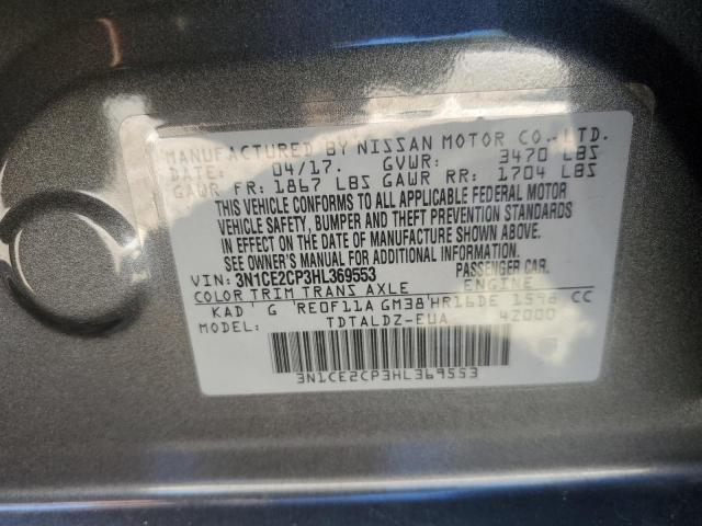 2017 NISSAN VERSA NOTE - 3N1CE2CP3HL369553