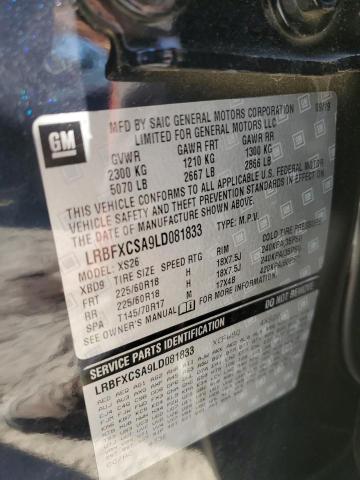 2020 BUICK ENVISION E - LRBFXCSA9LD081833