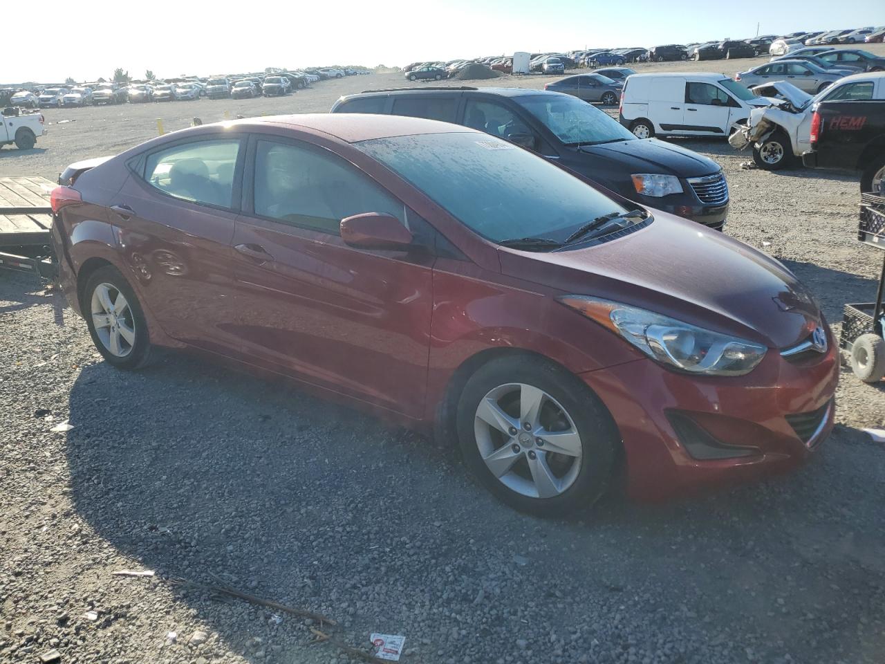 Lot #2986853987 2013 HYUNDAI ELANTRA GL