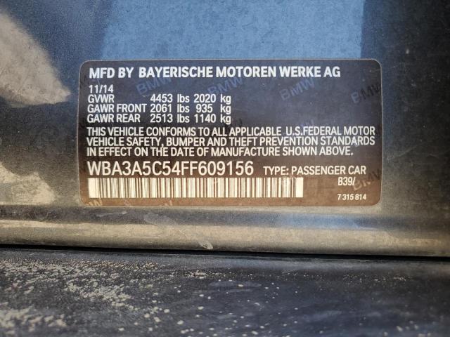 VIN WBA3A5C54FF609156 2015 BMW 3 Series, 328 I no.12