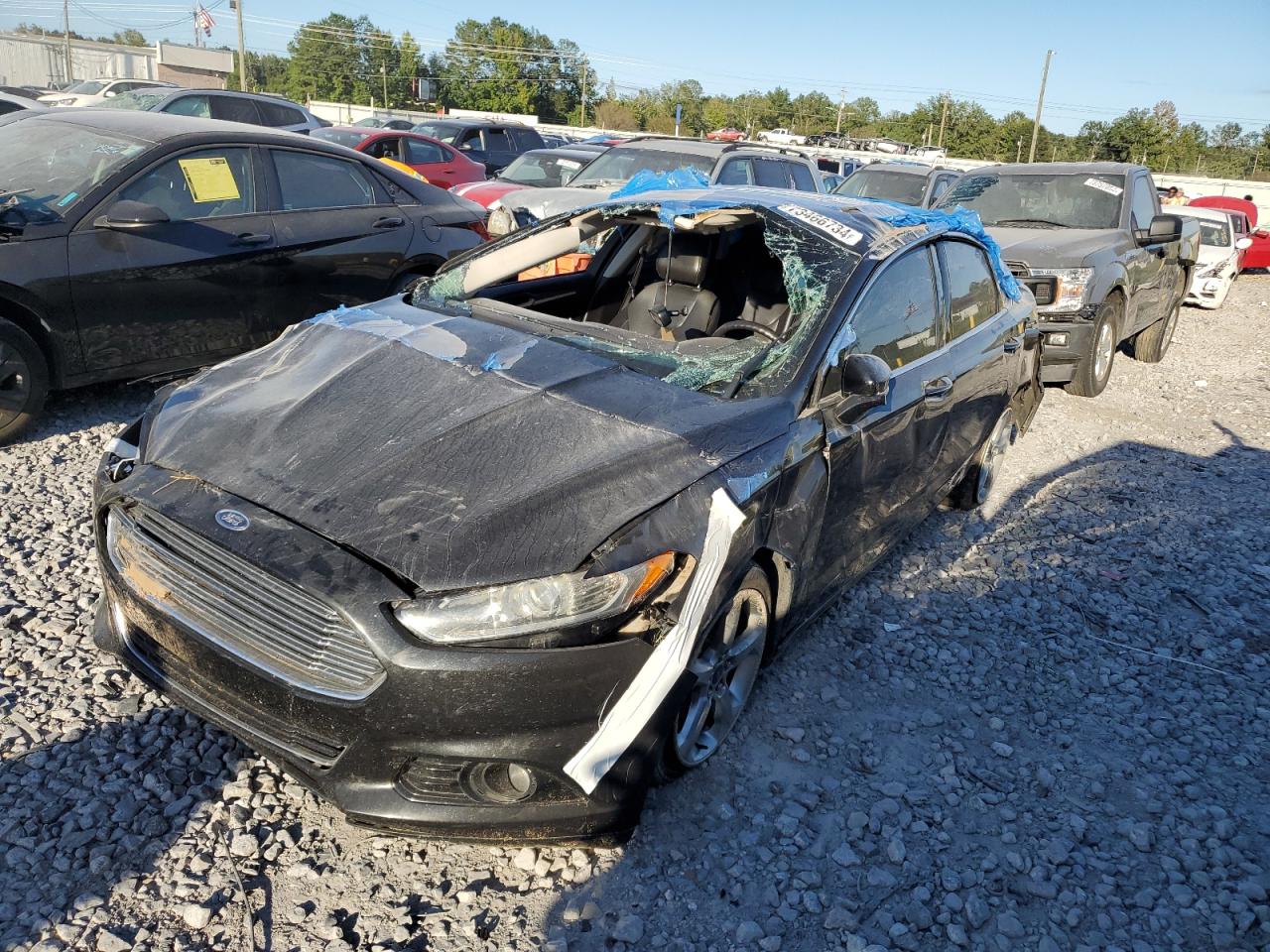 Lot #3026051973 2014 FORD FUSION TIT