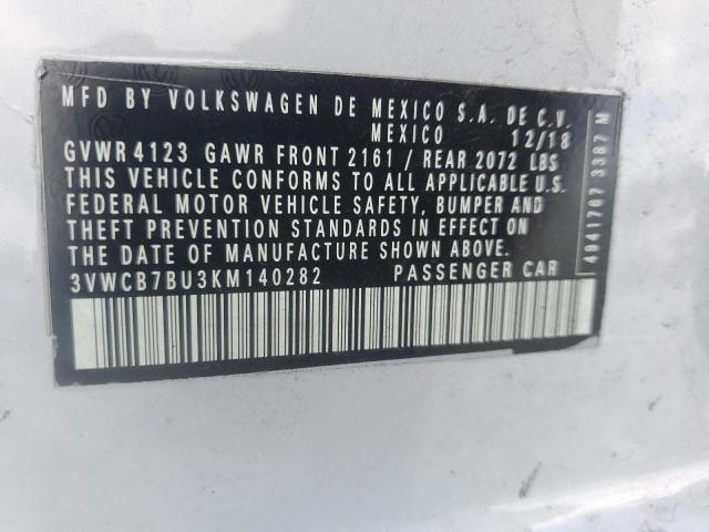 2019 VOLKSWAGEN JETTA S - 3VWCB7BU3KM140282