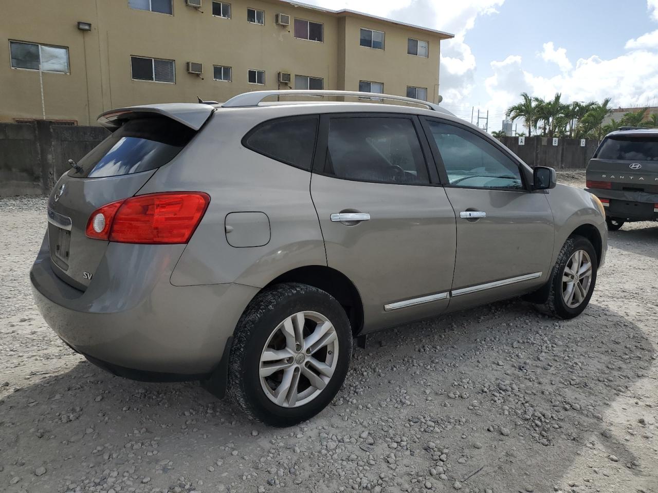 NISSAN ROGUE S 2012 gray  gas JN8AS5MT8CW612209 photo #4