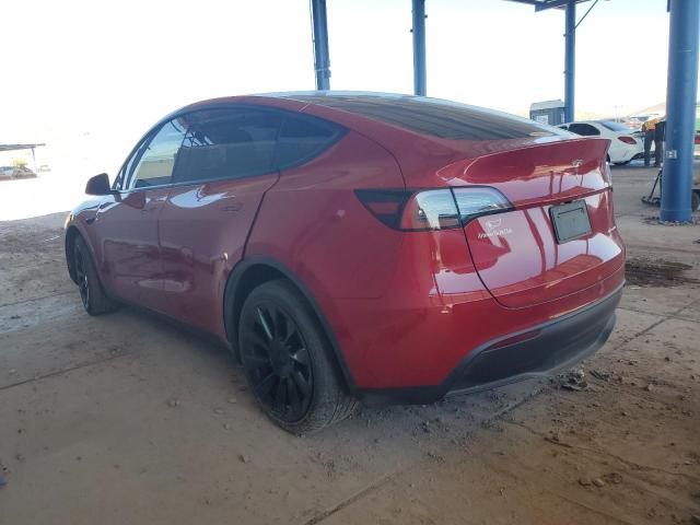 TESLA MODEL Y 2023 red  electric 7SAYGDEE8PF792634 photo #3