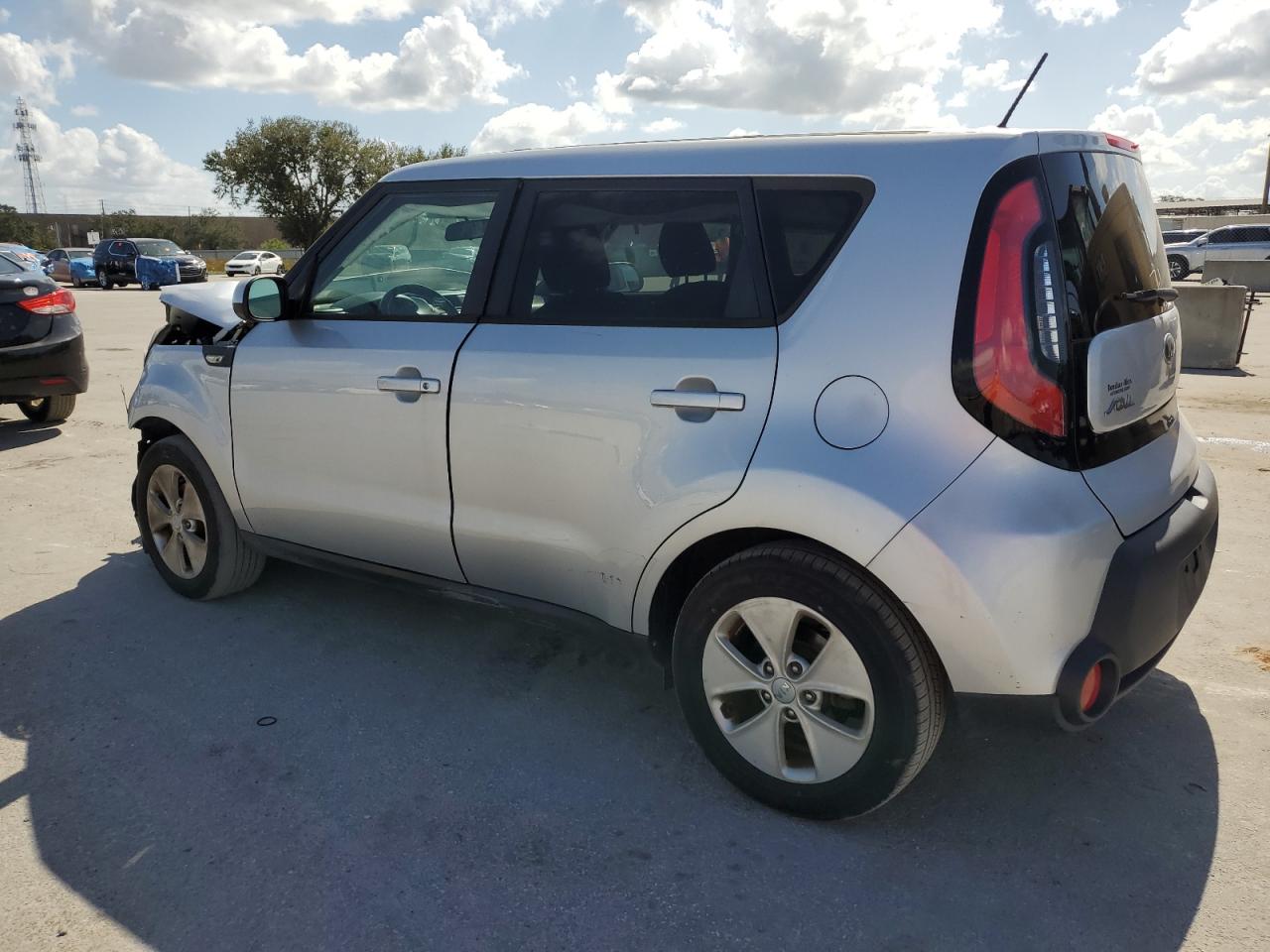 KIA SOUL 2014 silver  gas KNDJN2A20E7739384 photo #3