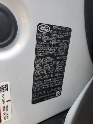 2021 LAND ROVER RANGE ROVE - SALYM2FU0MA302894