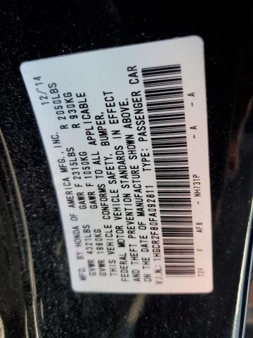 2015 HONDA ACCORD EXL - 1HGCR2F80FA092811