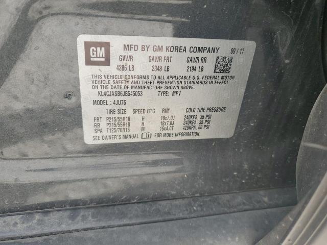 2018 BUICK ENCORE PRE - KL4CJASB6JB545053