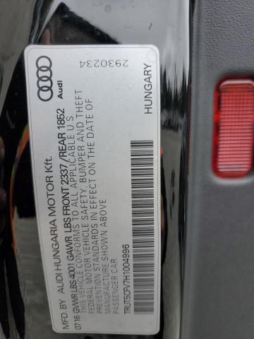 2017 AUDI TT TRUT5CFV7H1004996