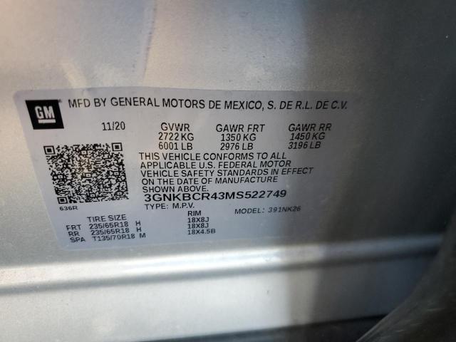 2021 CHEVROLET BLAZER 2LT - 3GNKBCR43MS522749