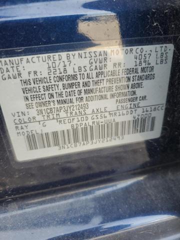 2018 NISSAN SENTRA SR - 3N1CB7AP3JY212493