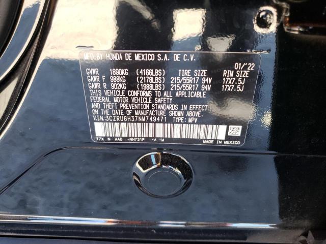 2022 HONDA HR-V LX - 3CZRU6H37NM749471