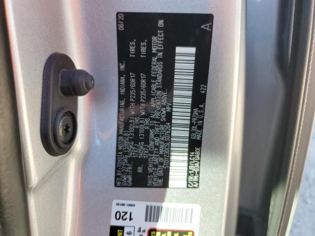 2020 TOYOTA SIENNA XLE - 5TDYZ3DC5LS076264