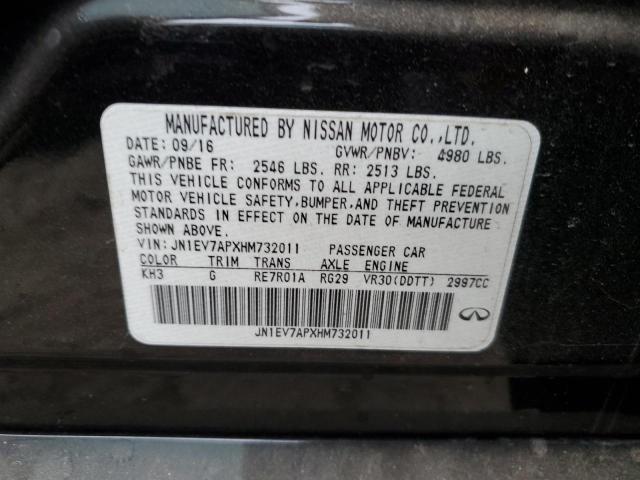 2017 INFINITI Q50 PREMIU - JN1EV7APXHM732011