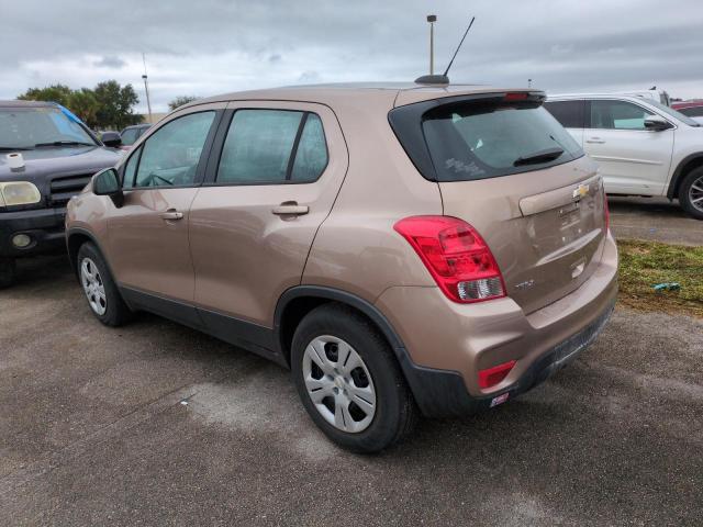 CHEVROLET TRAX LS 2018 tan  gas 3GNCJKSB9JL410747 photo #3