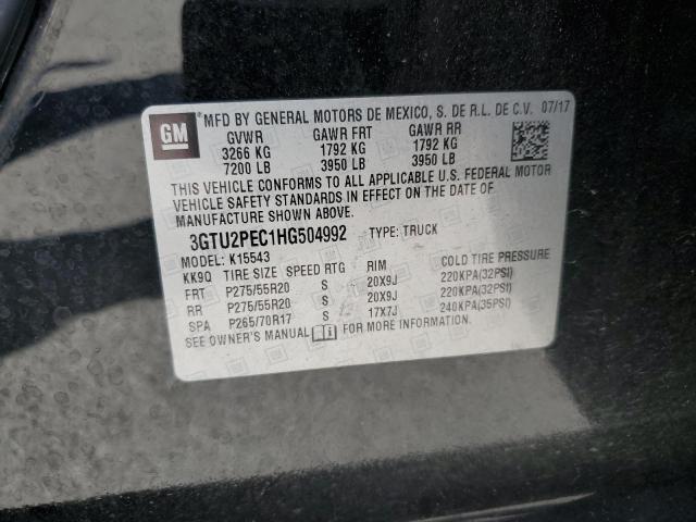 2017 GMC SIERRA K15 - 3GTU2PEC1HG504992