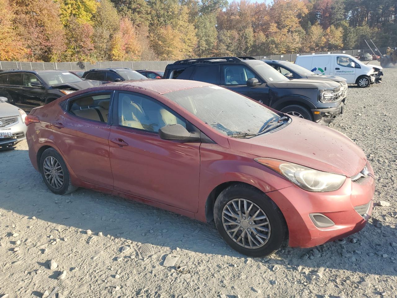 Lot #2962488719 2012 HYUNDAI ELANTRA GL