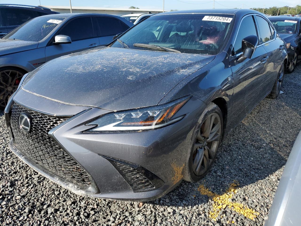 LEXUS ES 350 F S 2020 charcoal  gas 58AGZ1B16LU066845 photo #1