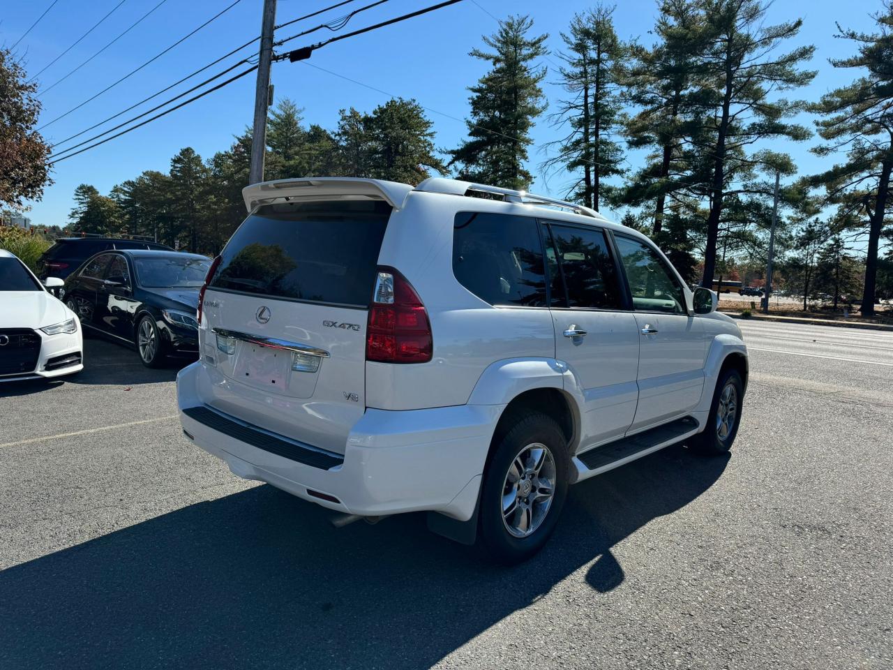 LEXUS GX 470 2008 white 4dr spor gas JTJBT20X780167554 photo #4