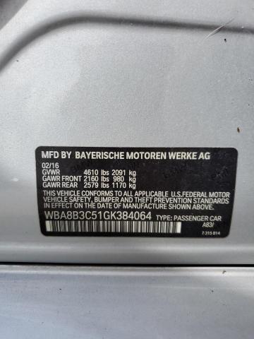 VIN WBA8B3C51GK384064 2016 BMW 3 Series, 340 I no.13