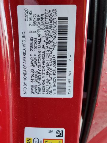 2020 HONDA ACCORD SPO - 1HGCV1F33LA068587