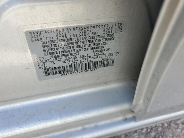 VIN 3N1AB7AP6HY265223 2017 NISSAN SENTRA no.12