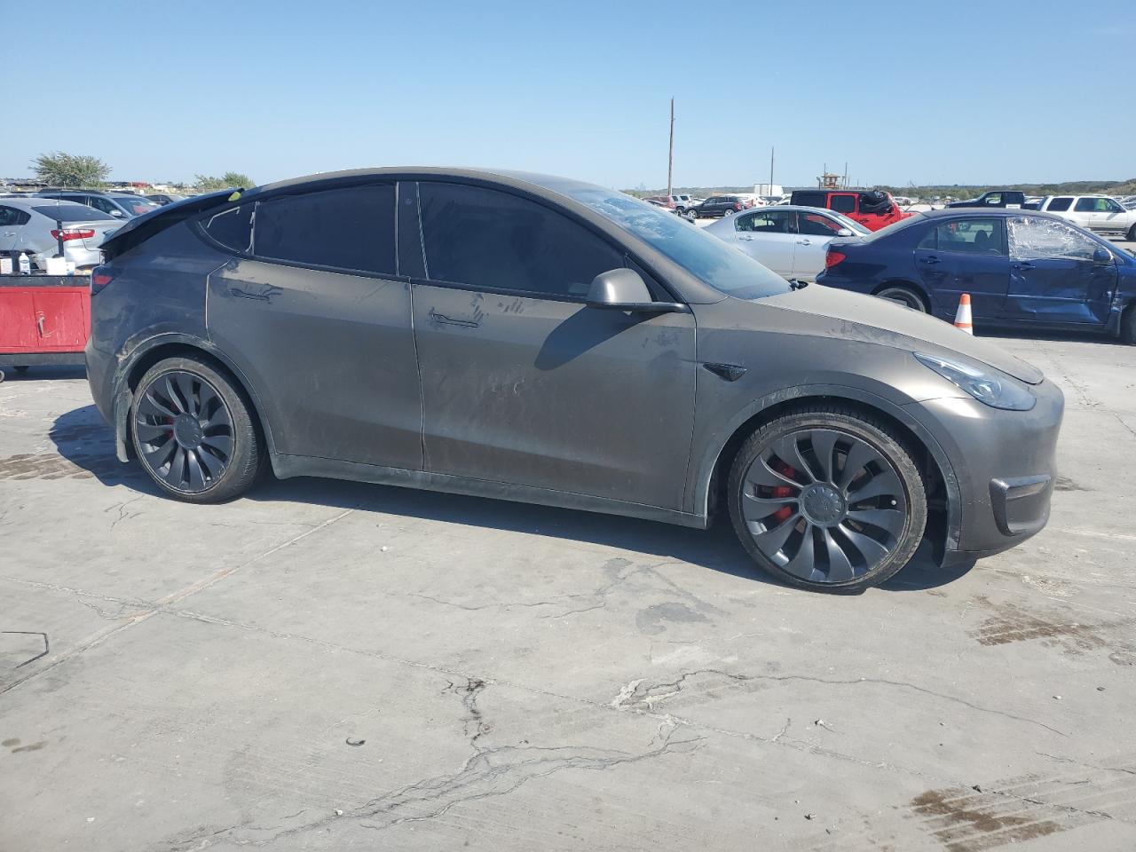 Lot #2953005662 2021 TESLA MODEL Y