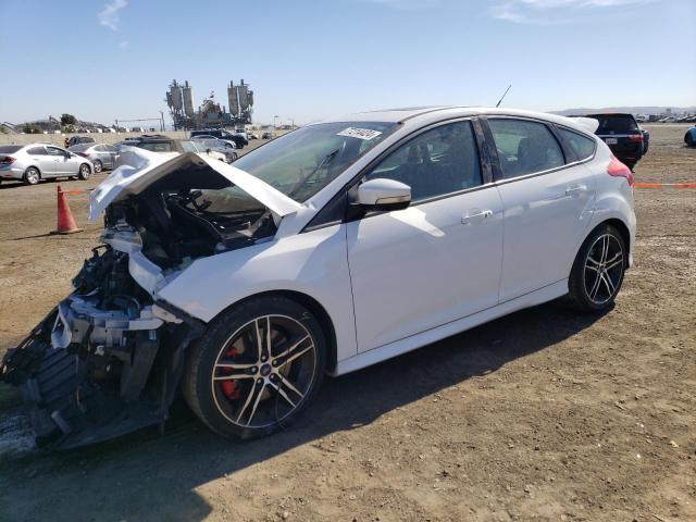 FORD FOCUS ST 2017 white  gas 1FADP3L99HL235957 photo #1