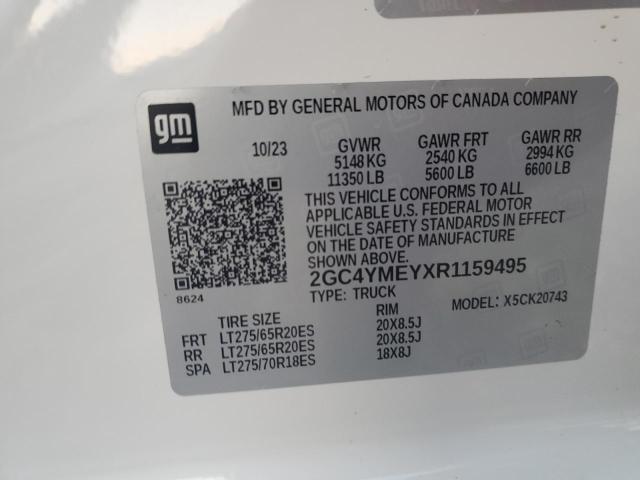 VIN 2GC4YMEYXR1159495 2024 CHEVROLET ALL MODELS no.13