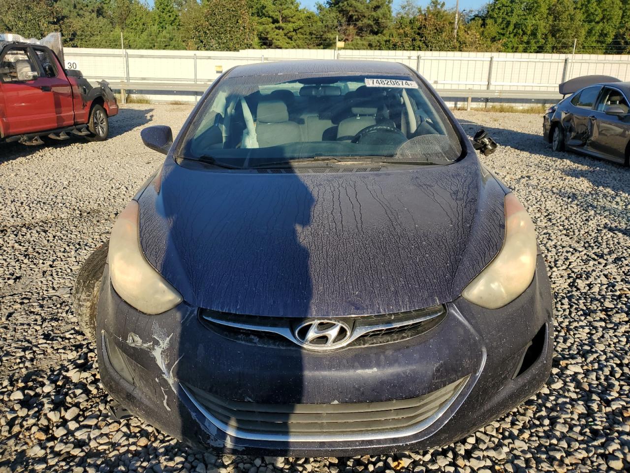 Lot #2938276721 2013 HYUNDAI ELANTRA GL