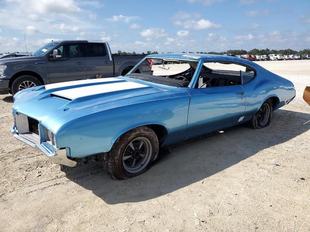 OLDSMOBILE CUTLASS 1971 blue   336871R114260 photo #1