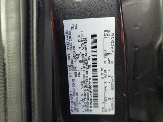 VIN 1FMCU0GX3FUB56289 2015 Ford Escape, SE no.13