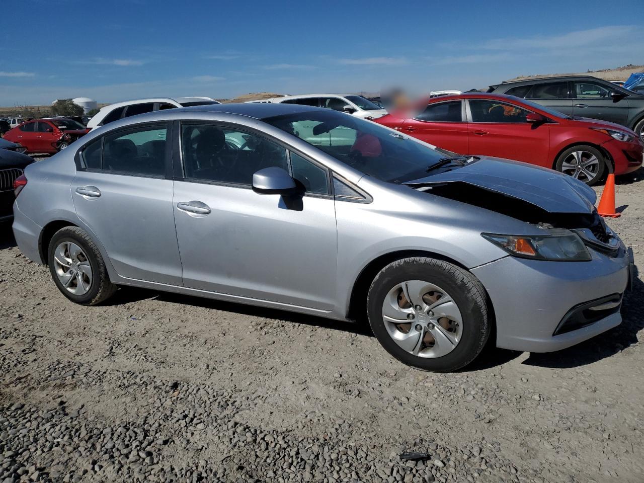 Lot #2977276585 2013 HONDA CIVIC LX