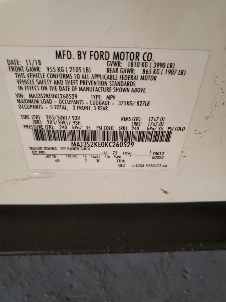 Lot #2988955523 2019 FORD ECOSPORT T