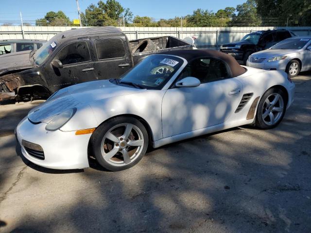 PORSCHE BOXSTER 2008 white  gas WP0CA29828U712528 photo #1