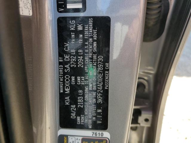 2024 KIA FORTE LX - 3KPF24ADXRE789730