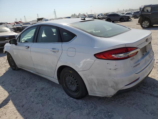 FORD FUSION S 2019 white  gas 3FA6P0G70KR283100 photo #3