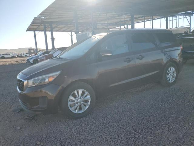 KIA SEDONA LX 2016 burgundy  gas KNDMB5C1XG6113989 photo #1