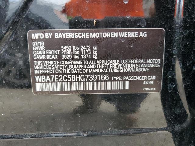 VIN WBA7E2C58HG739166 2017 BMW 7 SERIES no.13