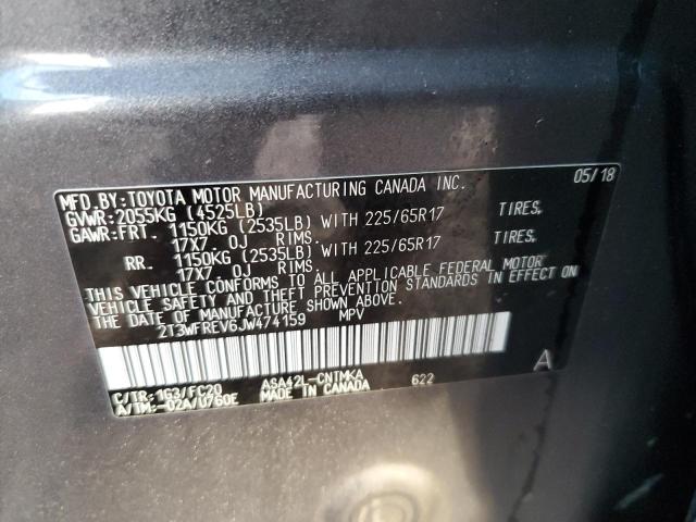2018 TOYOTA RAV4 ADVEN - 2T3WFREV6JW474159