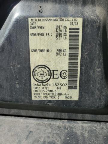 2018 NISSAN ALTIMA 2.5 - 1N4AL3AP0JC182507