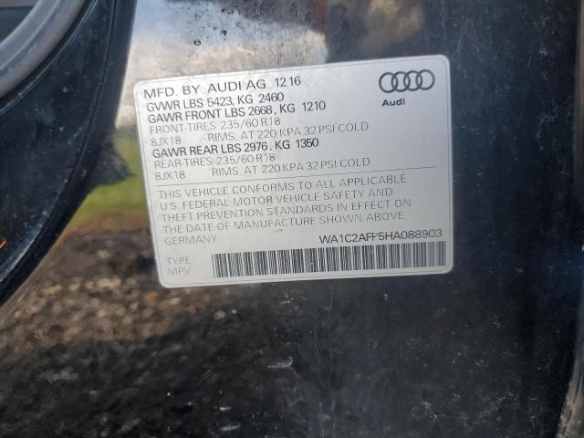 VIN WA1C2AFP5HA088903 2017 Audi Q5, Premium no.13