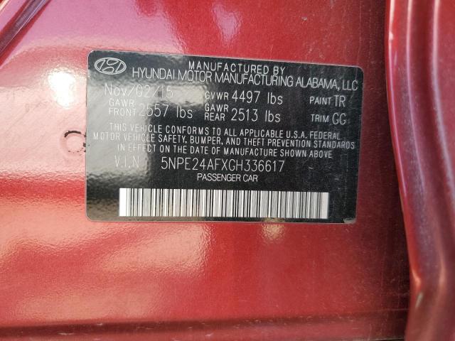 2016 HYUNDAI SONATA SE - 5NPE24AFXGH336617