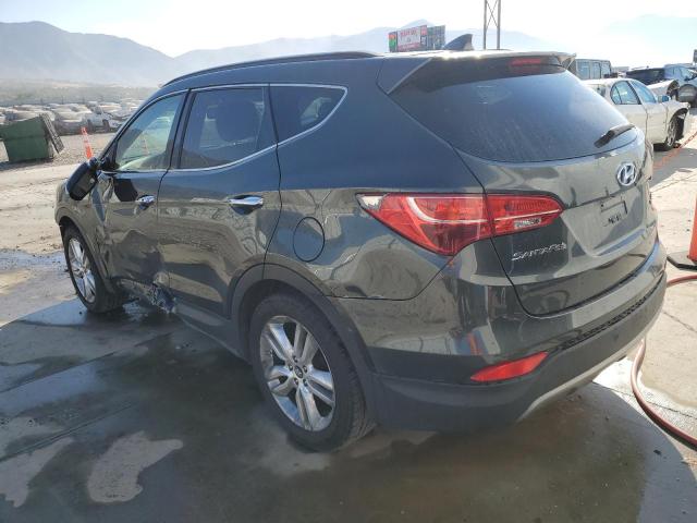 HYUNDAI SANTA FE S 2013 black  gas 5XYZU3LA5DG079232 photo #3